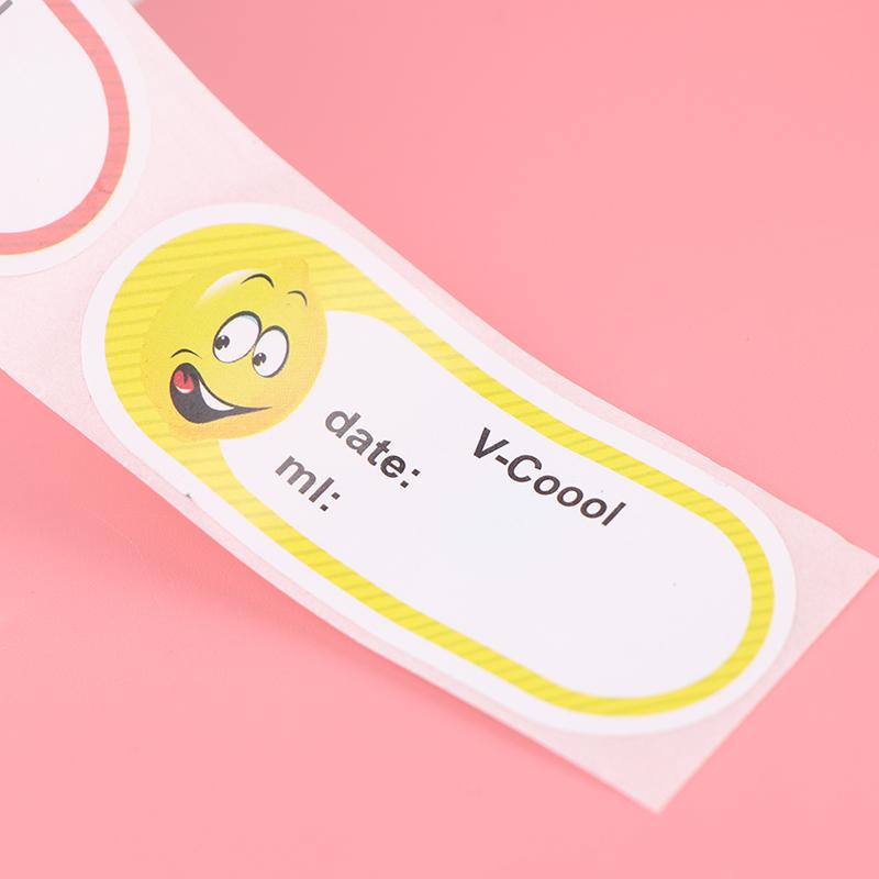 250 PCS Kitchen Food Label Stickers Roll Self Adhesive Date Marking Sticker Household Storage Tags