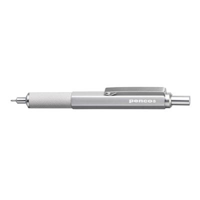 Penco Drafting Ballpoint Pen Silver FT181 0.5 Mm