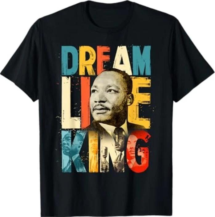 Black History Month Martin Have Dream Luther King Day T-Shirt M