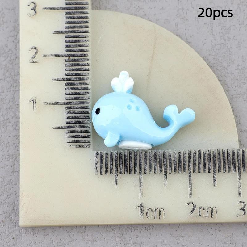 20 ks Nové Roztomilé Pryskyřice Mini Kreslený Rak Plochý Zadní Cabochon Scrapbook Kawaii Diy Ozdoby Doplňky