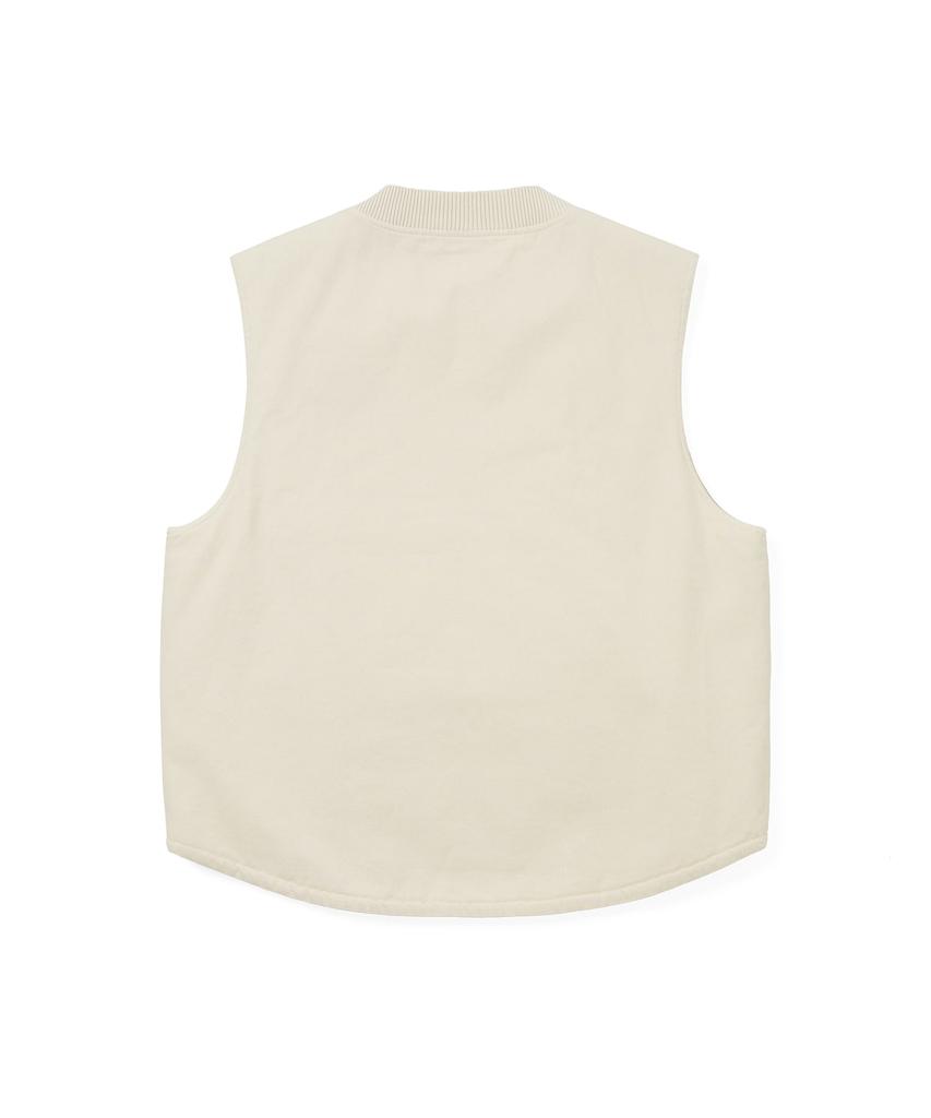 Thisisneverthat Washed Duck Vest Ivory