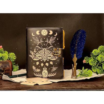 Blank Spell Book of Shadows Journal for Men & Women 200 Pages with Lock Clasp