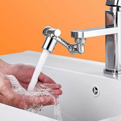 Universal 1080° Swivel Robotic Arm Faucet Foldable Kitchen Sink Extension Faucet Rotatable Multifunctional Extension Faucet