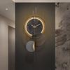 Modern Wall Clock Minimalist Living Room Clock Creative Metal  Art Design Silent Clocks Elegant Aesthetics Decorative Clocks