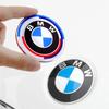 3D ABS 74mm 82mm Rocznicowy Znak na Maskę BMW Logo na Przód Samochodu Nakładka na Tylne Godło Do BMW E39 E46 E30 E36 E87 E60 E90 Akcesoria