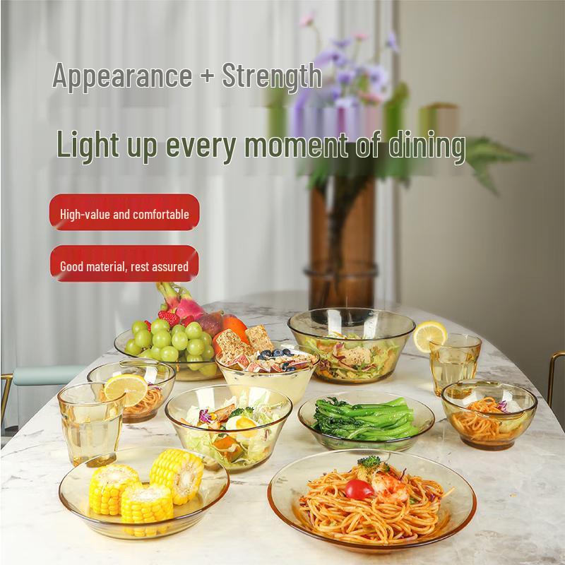 Pyrex Corning 10-Piece Glass Dinnerware Set