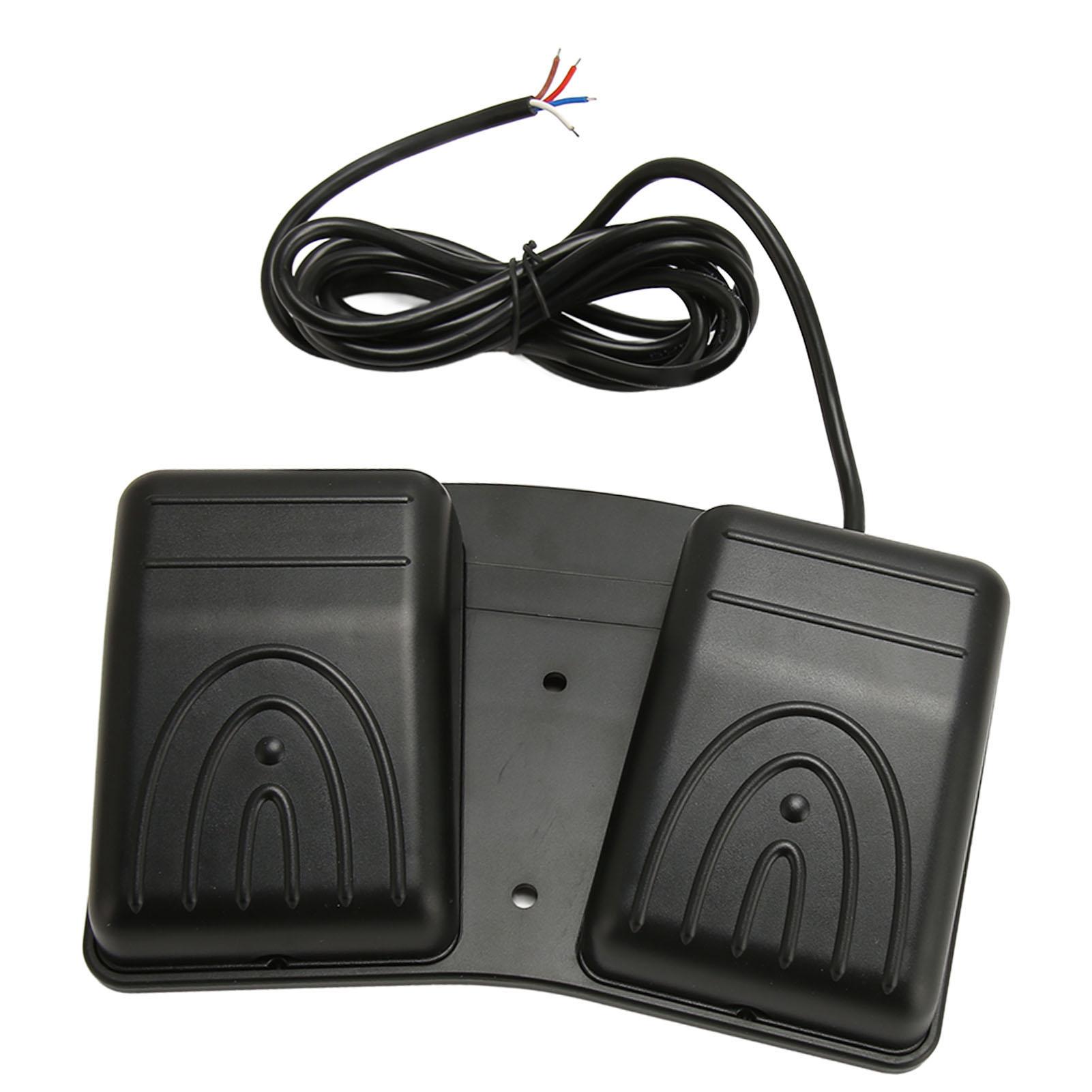 

Подвійний педальний перемикач високої потужності самоблокувальний 2-провідний педальний перемикач для приладу промисловий