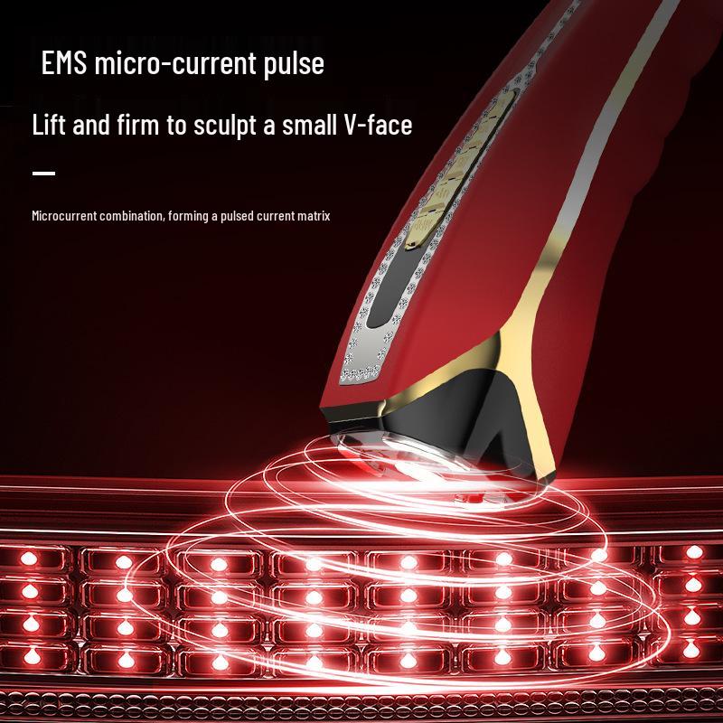 Microcurrent Essence Facial Lifting & Firming Beauty Device with Radio Frequency Skin Rejuvenation