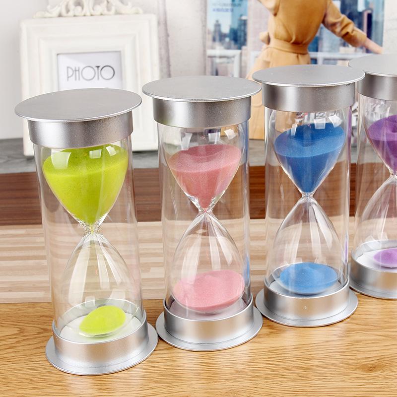 Holdbar 1-60 minutters timeglass-timer for barn – Ideell for lekser, spising og kreative gaver