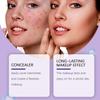 Deep Skin Tone Concealer Palette, Daily Care Lightweight Skin-Fit Moisturizing Nourishing Clear Concealer