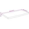 Table Top 80x40x3.8 cm Rectangular Solid Acacia Wood Live Edge