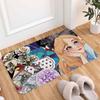A-Alice In Wonderland Floor Mat Bathroom Absorbent Mat Simple Door Dirt-resistant Mat Home Kitchen Mat Foot Mat Entry Mat