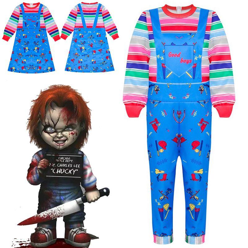 Adorable Child's Play Licensed Chucky Costume For Halloween Kids Fancy Dress