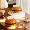 1Pc Hamburg-Style Plastic Tissue Box Decoration, Funny And Creative For Living Room, Home Dining Table, Coffee Table Tissue Box