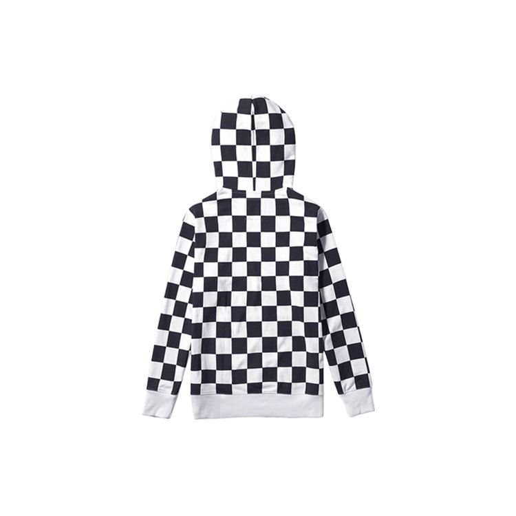 Vans Exclusive Pack Checkerboard Pullover Hoodie Men Hoodies Black White VN0A4URI705