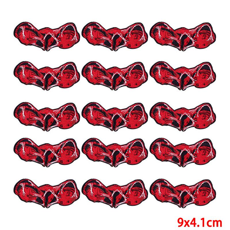 10 Pcs/lot Embroidery Patch Iron On Patches For Clothing Patches On Clothes Jackets Decor Applique Sew Supplies
