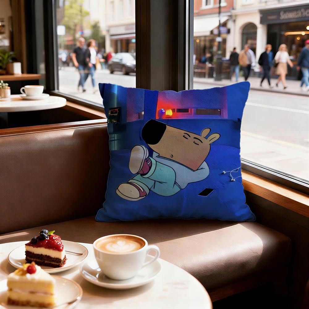 Character Chill Guy Cushion Cover Decorative Cushions Covers Cover Sofa X Pillow Piece X X Pillowcase