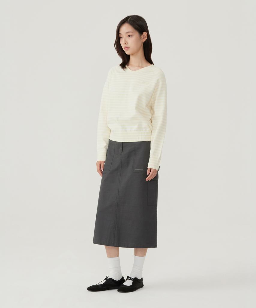 COVERNAT WOMAN Fatigue Skirt Beige
