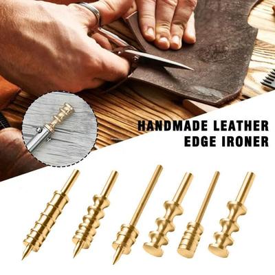 Leather Tools Pure Brass Solder Soldering Iron Tip To Burn The Edge Decorate Handmade Leather Trimming Tools