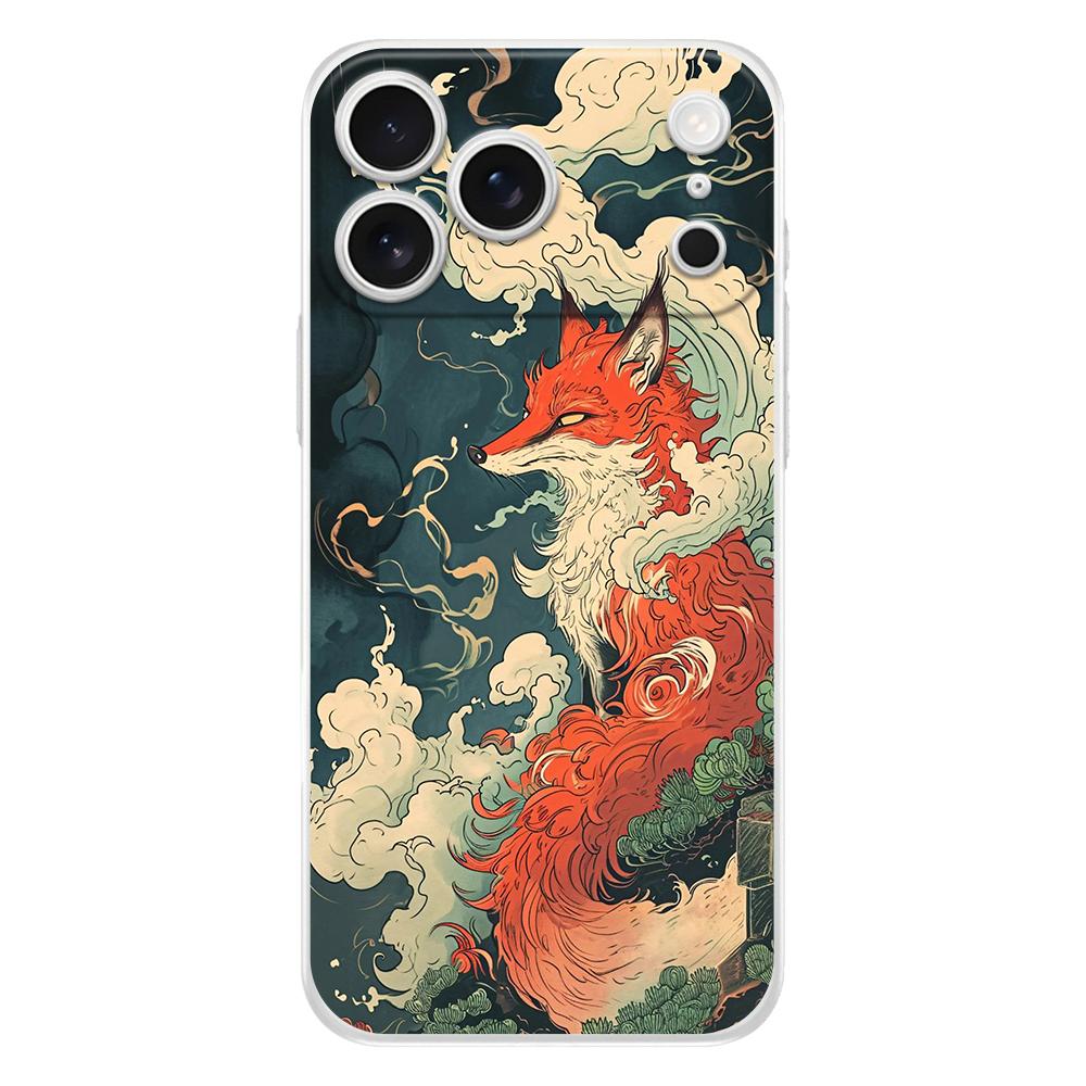 Soft Phone Case For iPhone 17 Air 16E 16 11 15 14 Pro MAX 12 13 7 8 Plus SE Easter Cover Protection Japanese Style Art Japan