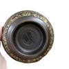 Antique-Style Aged Copper Bagua Bowl with Four Divine Beasts for Home or Office Decor