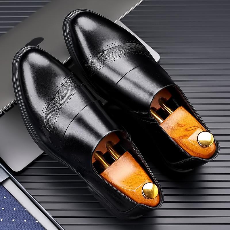 Fashion Spring Autumn New Male Loafers Wear-resistant Non-slip Comfortable Men's Dress Shoes Casual Breathable Man Leather Shoes