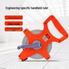Dual-Sided PVC Tape Measure - 20m, 30m, 50m, 100m - Handheld with Red Frame and Ground Insertion