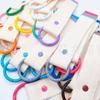 3.2CM Wide INS Style DIY Canvas Keychain Embroidered Name Tag