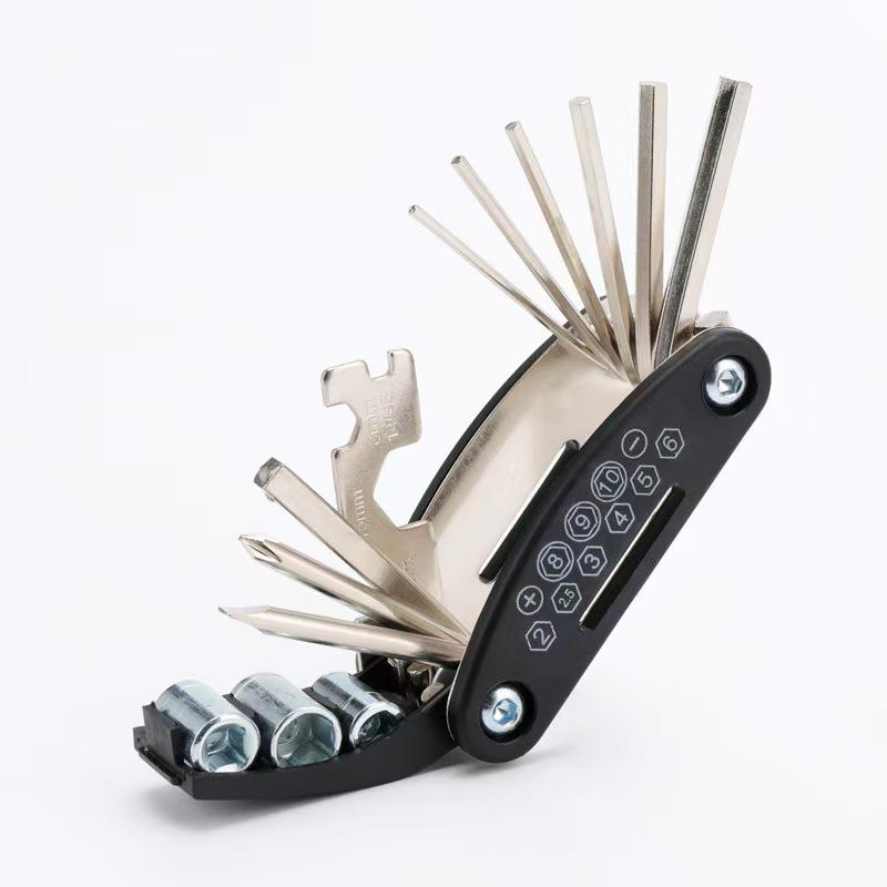 Multi-functional Hex Key & Wrench Tool Set for Bike & Home Repairs