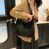 Shoulder bag European and American retro casual personalized handbag commuting simple large capacity fashion niche design tote bag