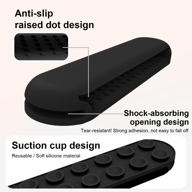 Universal Phone Holder Sucker Strap Silicone Handheld Tablet Stand Grip AntiSlip Wrist Strap for Mobile Phone IPad Tablet Kindle