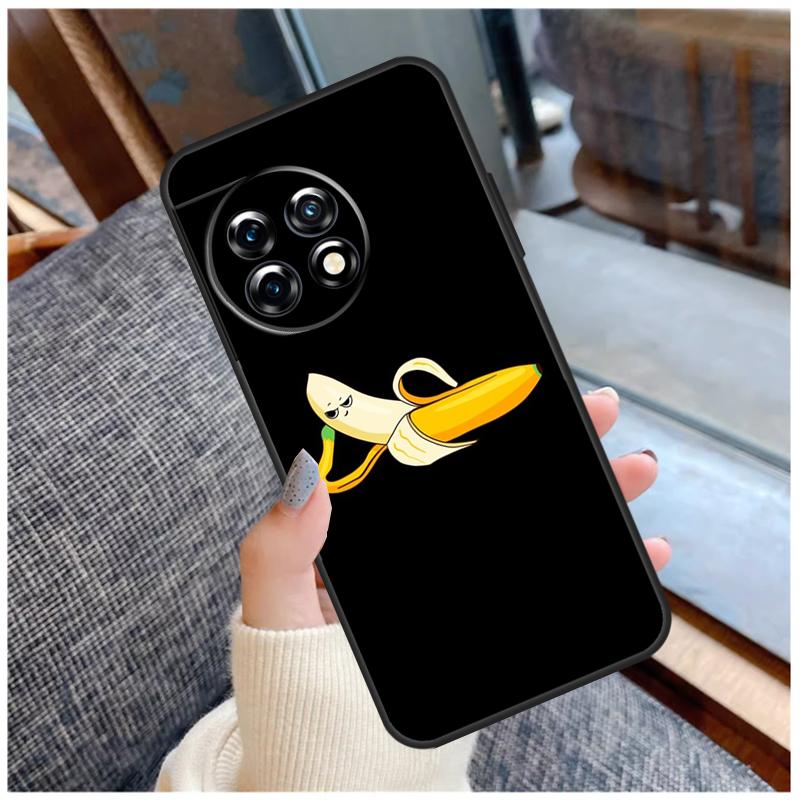 Memes Cartoon Funny Banana Case For OnePlus 13 15 13R 13T 12 12R 11 9 10 Pro 10T 8T Nord 5 CE 2 3 4 Lite N20 N30 Coque