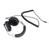 Headset HeadMounted Hifi Rotating Foldable Studio Monitor Headphones for VR Room Recording Gaming(Silver )