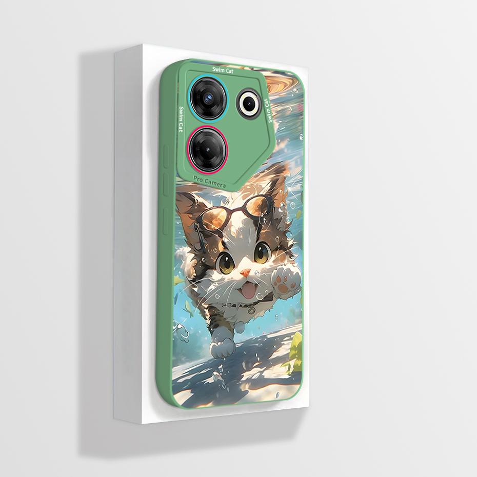 For Tecno Camon 20 4G 20 Pro 4G 5G Case Artistic Painting Pattern Soft Silicone Cover Protective Coque For Camon20 20Pro Funda