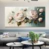 Abstract Blooming Flower Canvas Prints Oil Painting Home Decor Wall Art Watercolor Floral Poster Pictures For Living Room