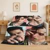 Kpop Bang Chan Stray Kids Coperta in Flanella Morbida Calda per Camera da Letto Soggiorno Letto Viaggio Campeggio Picnic Regalo