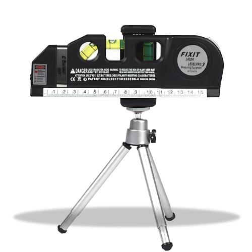 Multi-function Level, Horizontal and Vertical Measurement, with Tripod and Tape, for Measuring Interior Decorations