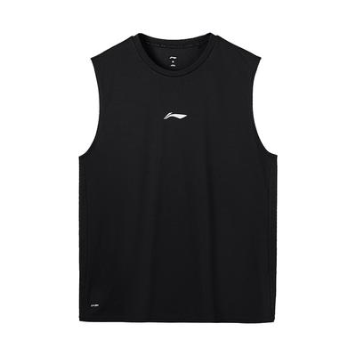 Li Ning Modische Atmungsaktive Wendbare Ärmellose Weste Herren Oberteile Schwarz AVSW111-2