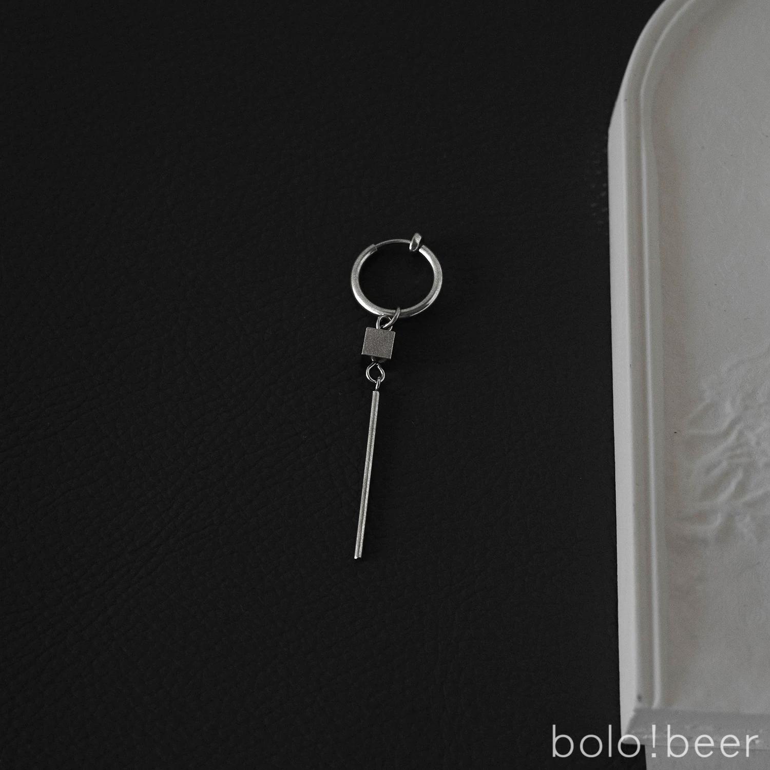 

Bolo Punk Bench Men s and Women s Sexy Non-Fading Squares No Pierced Ears(Does Not Fade)