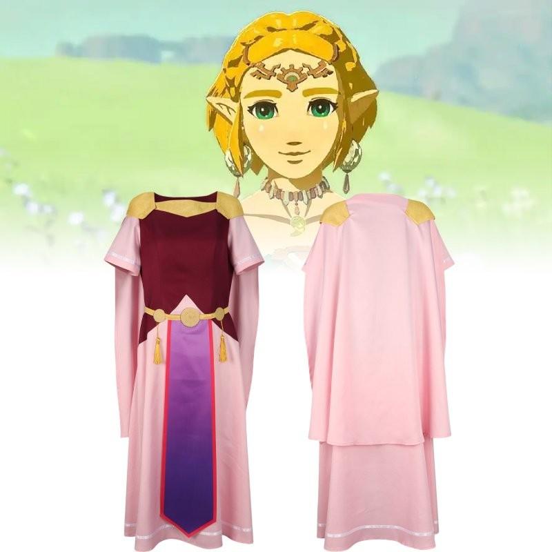 The Of Legend Zelda Princess Girl Role Play Cosplay Costume Performance Clothes