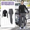 Women's Quick-Dry Long Sleeve Sports Set - Spring Fitness Cardigan for Outdoor Activities