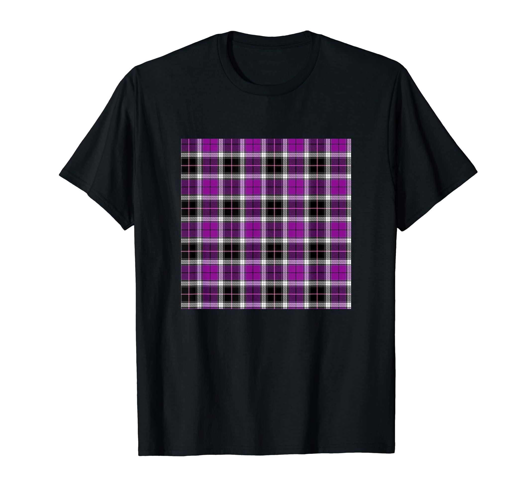 

and checked Tartan, plaid, T-shirts чёрный