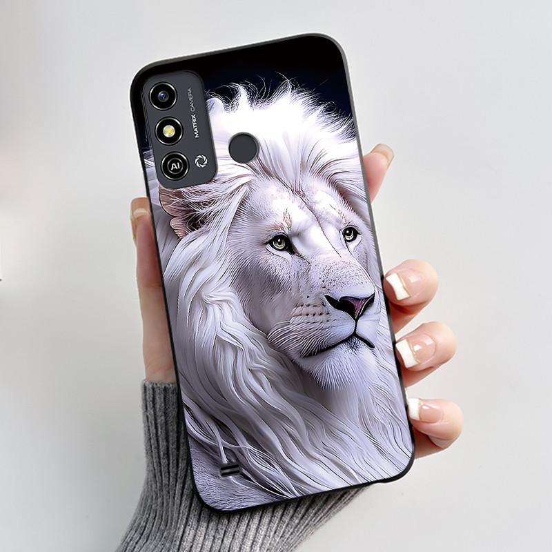 For ZTE Blade A53 Case For ZTE Blade A53 Pro Phone Back Cover Silicone Soft Black TPU Luxury Cute Love Rabbit Funny Bumper Shell
