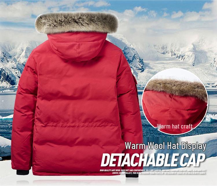 Canadian Winter Plus Size Thick Hooded Cotton Jacket
