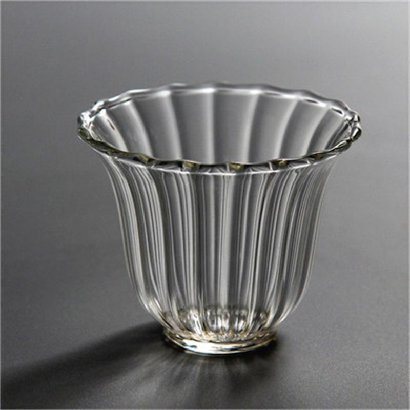 Японский 220 мл Вертикальная полоска Термостойкое стекло Справедливая чашка Чайник с орлиным клювом Кунг-фу Чахай Чашка справедливости Чайный набор 50-220ml