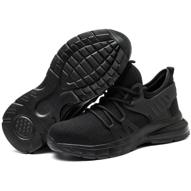 Labor Insurance Shoes Are Comfortable and Breathable Steel Baotou Lightweight Safety Shoes Solid Bottom Low Top Shoes