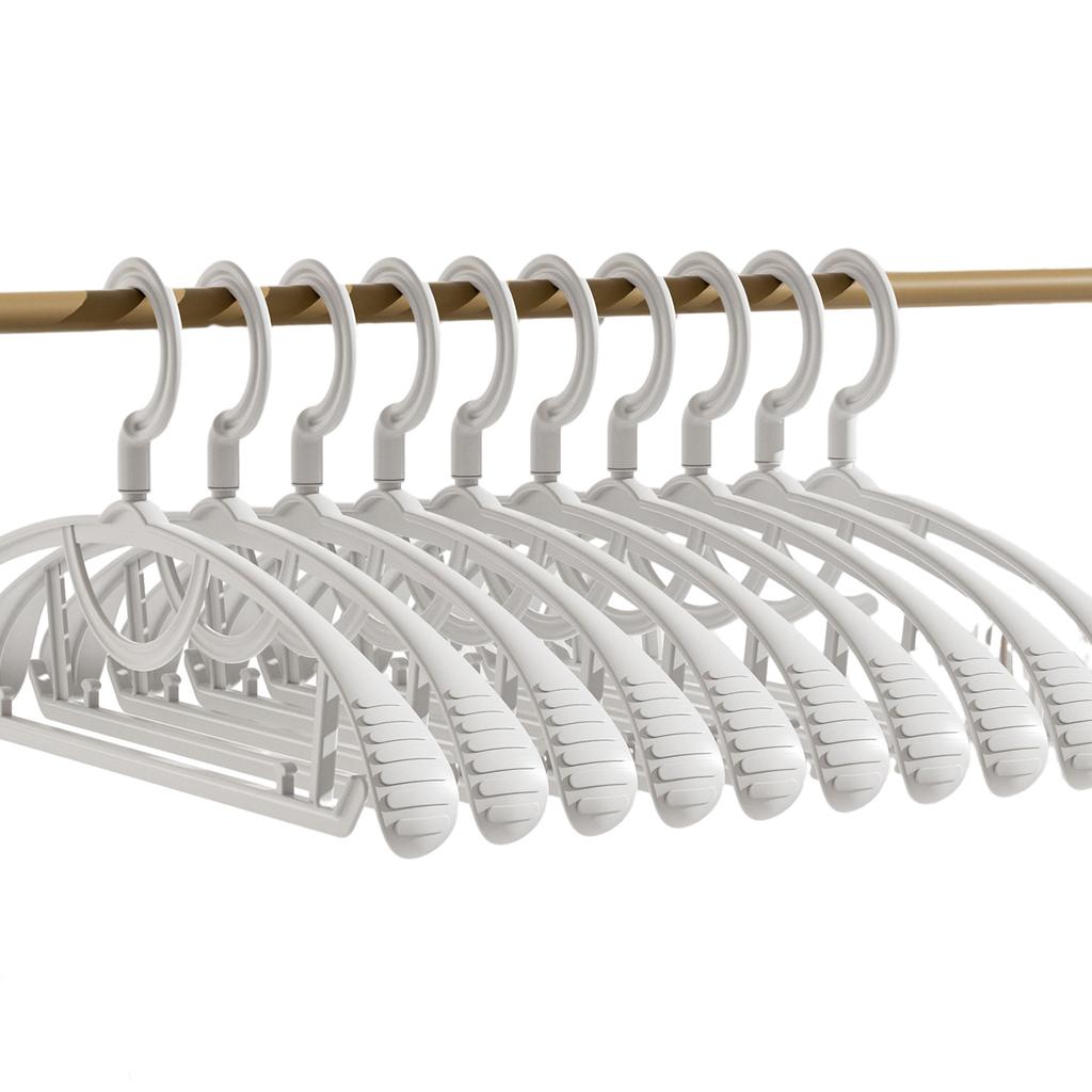 Plastic Non-Slip Clothes Hangers Durable Windproof Clothes Hanger For Home Thickening Non-Marking Wear Resistant Durable Hangers