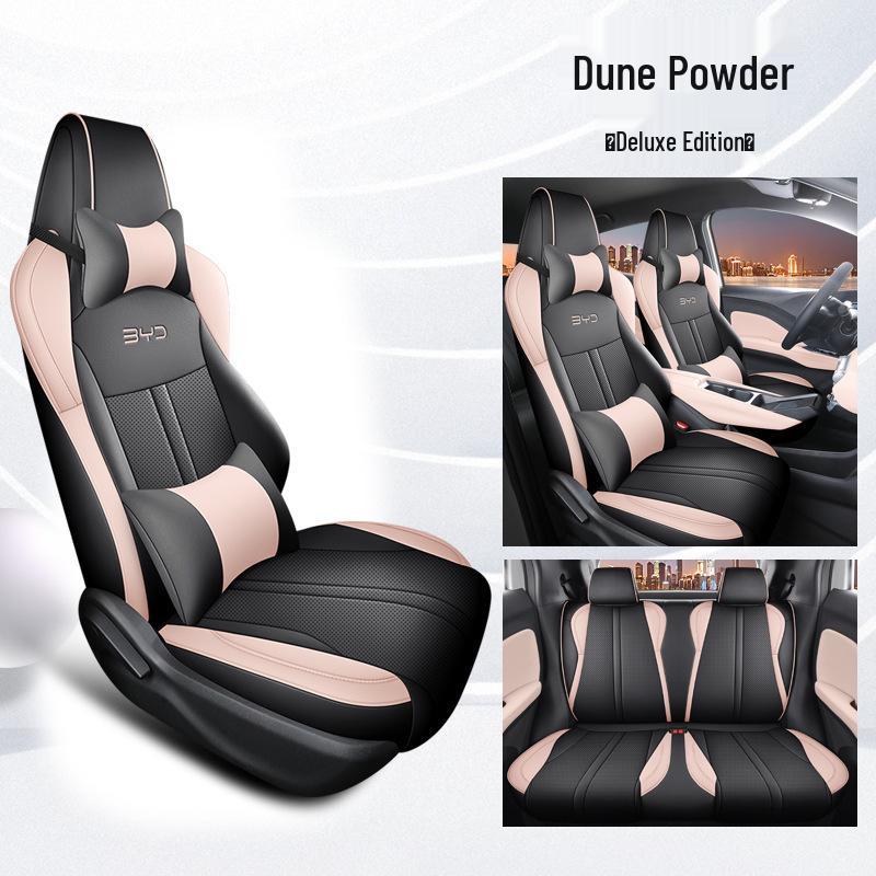 Seagull Special Car Seat Cover Set - Sporty Leather, Four Seasons Cushion