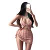 New Korean Small Bust Three-Piece Bikini Set: Pure Desire Style with Ruffle Camisole