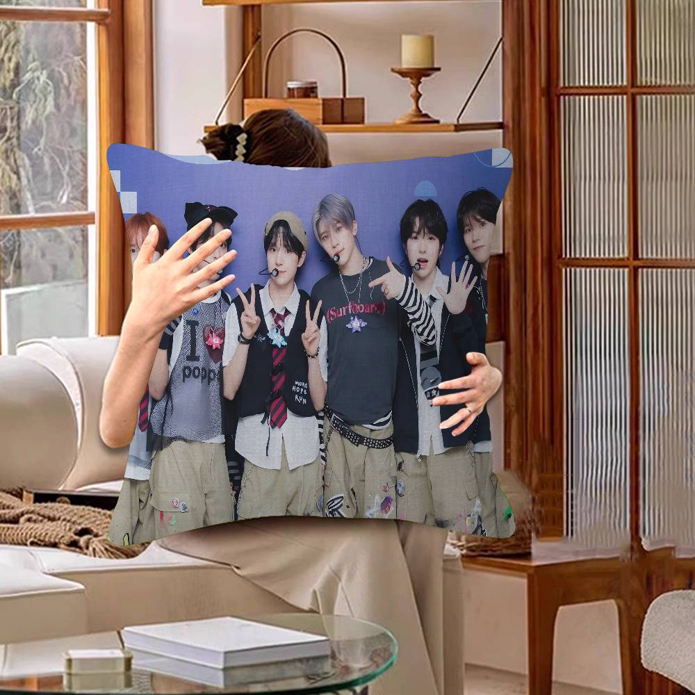Boyband N-NCT Wish Sänger Ahorn Design Kissenbezug Glückliche Herbsternte Dekoration Feiertagsdekoration Kissenbezug
